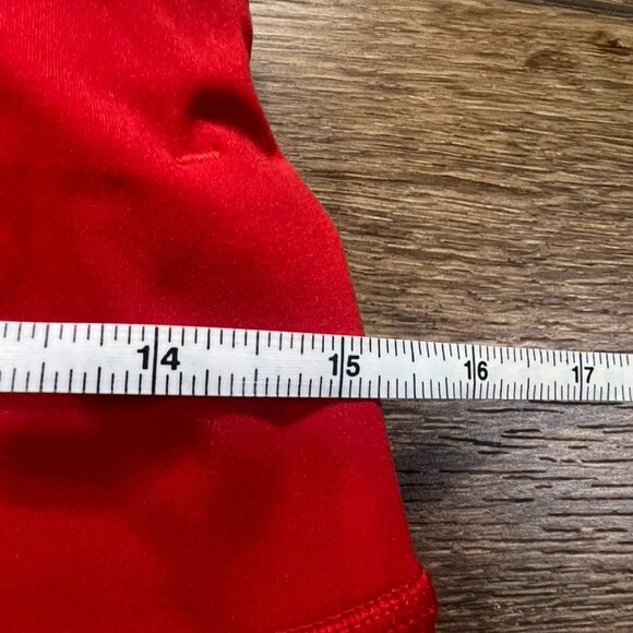 Sweaty Bettery Power Leggings 7/8 Length Red, Size L, 24" Inseam, Stretch - Picture 10 of 13